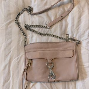 Rebecca Minkoff light pink mini Mac